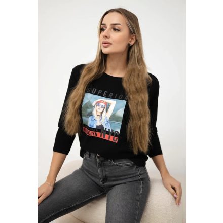 Brooklyn női felső (fekete)